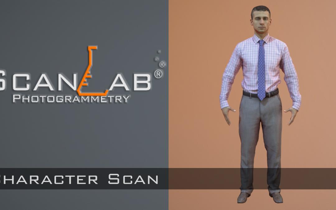 3D Scan of a Business Man